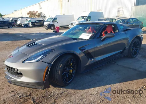 2015 Chevrolet Corvette Z06 z USA, uszkodzony, nr VIN 1G1YU2D62F5607250